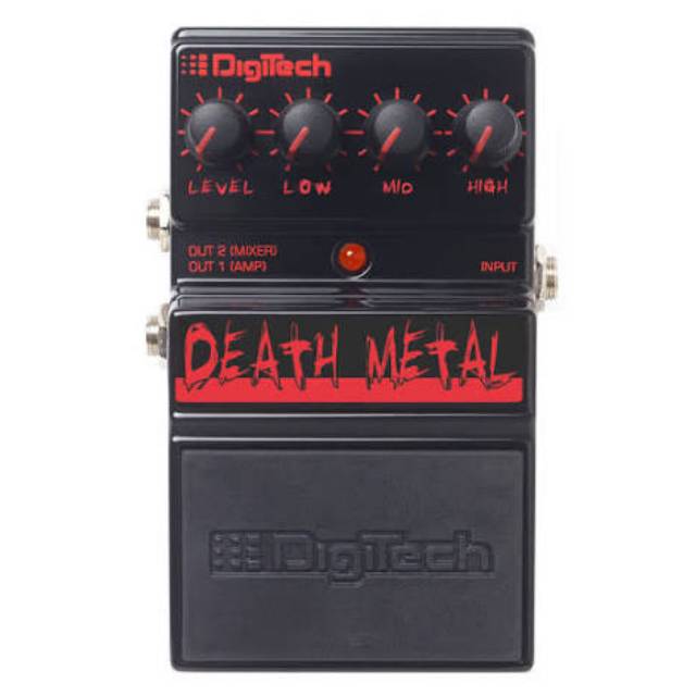Efek Gitar Distorsi Stompbox Digitech Death Metal DGTDM01