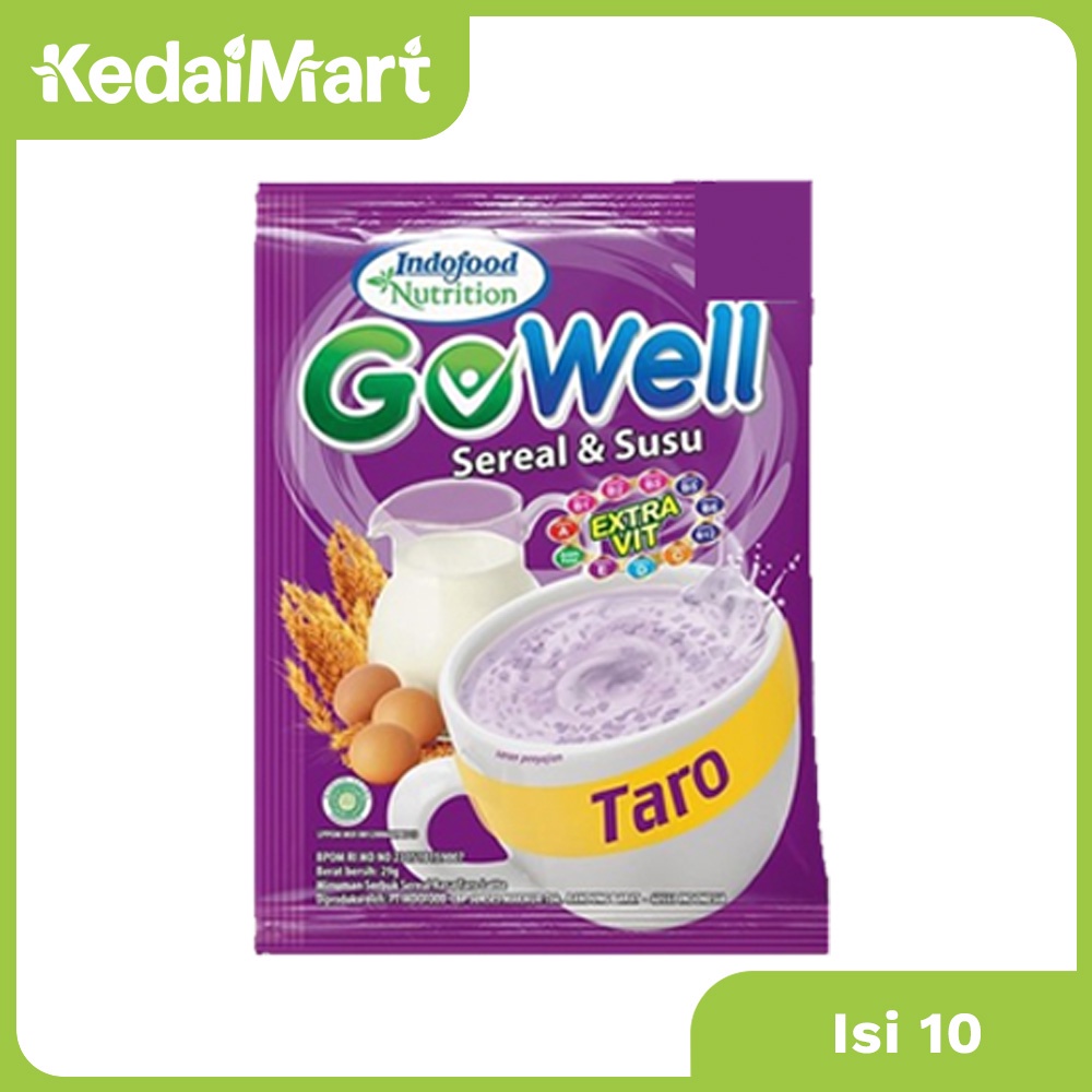 

Gowell Cereal & Susu Taro 10 x 29 Gram