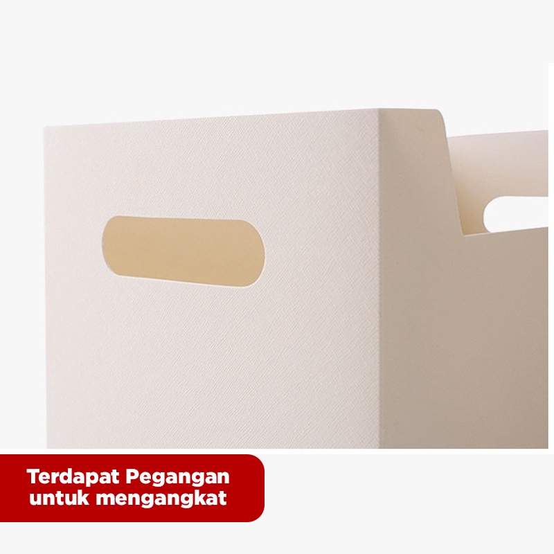 FOLDABLE DESKTOP BOX CONTAINER ANTI AIR KOTAK PENYIMPANAN BUKU SERBAGUNA | BOX LIPAT U158