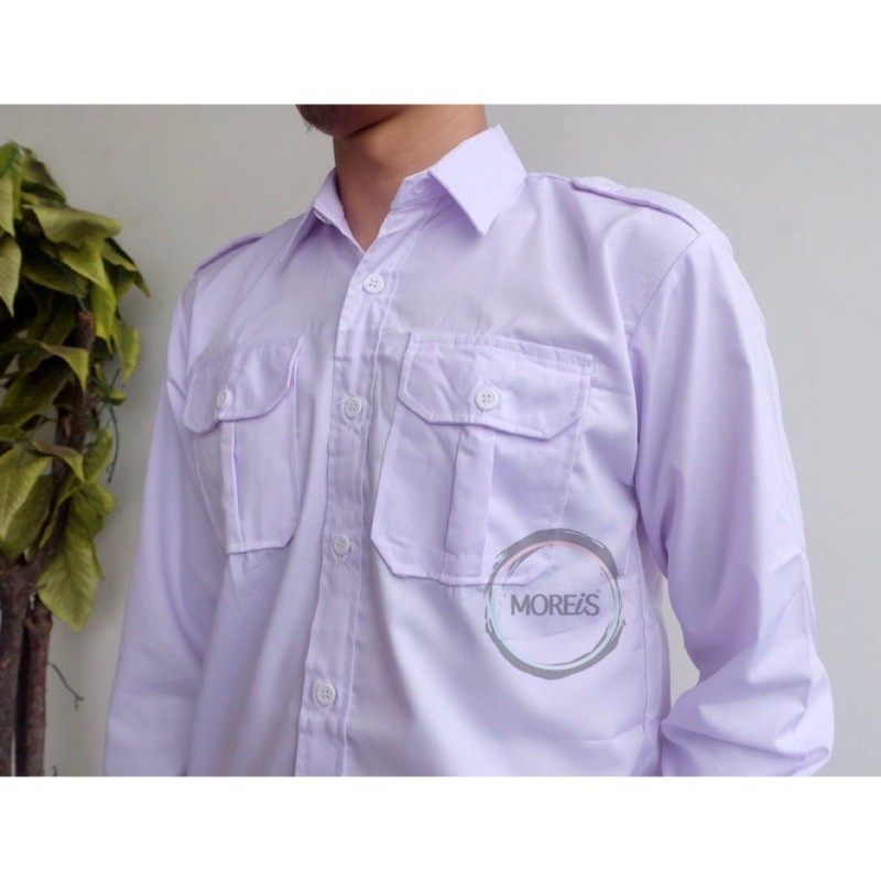 Seragam Baju PMR/PDH Panjang Laki&amp;Perempuan Bahan Oxford