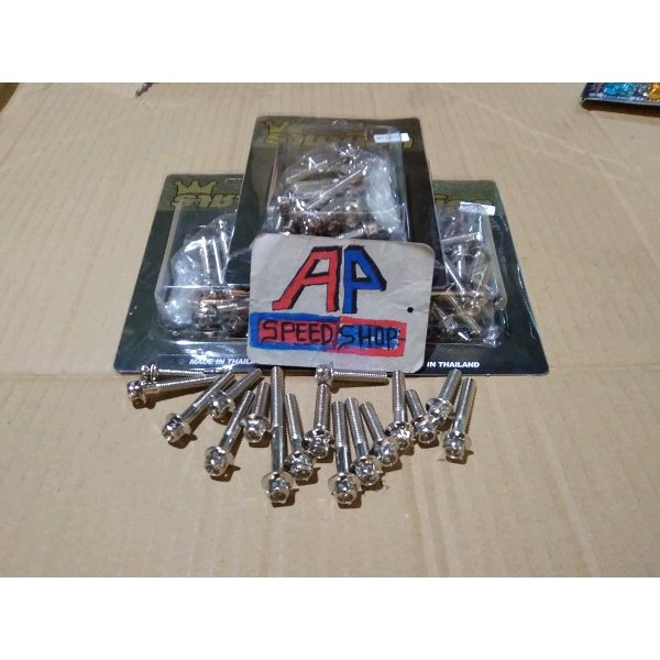 baut probolt blok mesin  rx king kiri kanan original thailand baut block mesin rx king