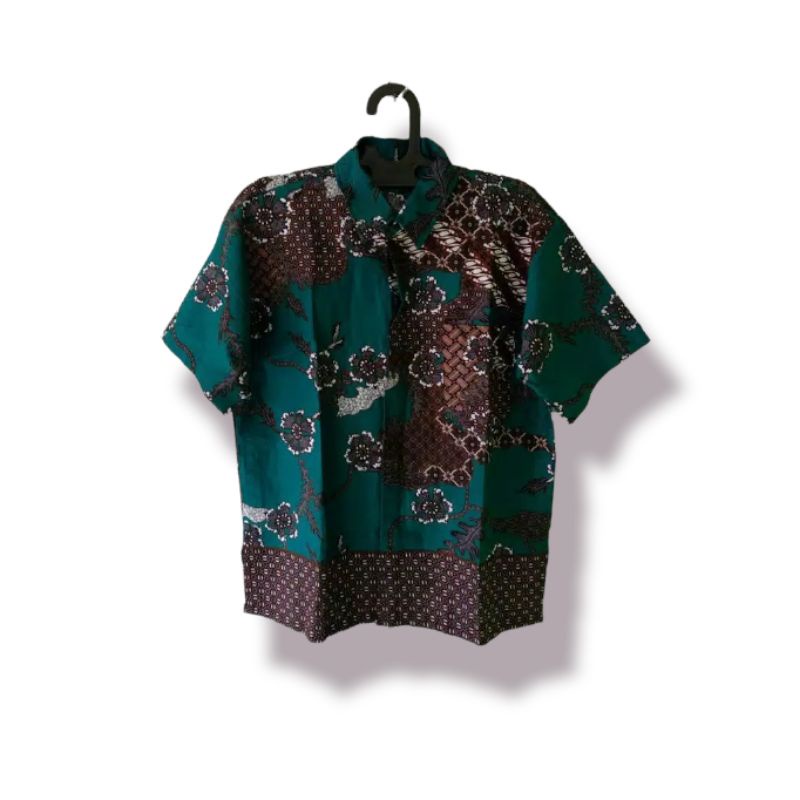 Blouse Kerja Rumbai Tali Lengan 3/4 dan Kemeja Batik size  M,L,XL,XXL,3L,4L,5L,6L,7L