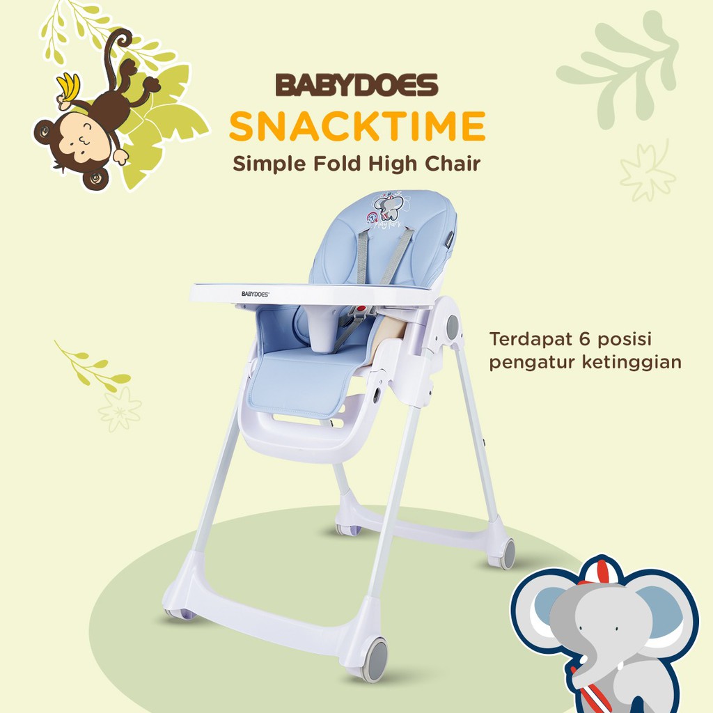 Babydoes Highchair CH 60910 Snacktime Kursi Makan Bayi