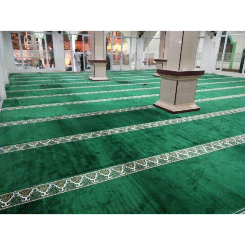 Karpet Masjid Iranshahr Ukuran 120 x 600 cm karpet panjang sholat bulu tebal