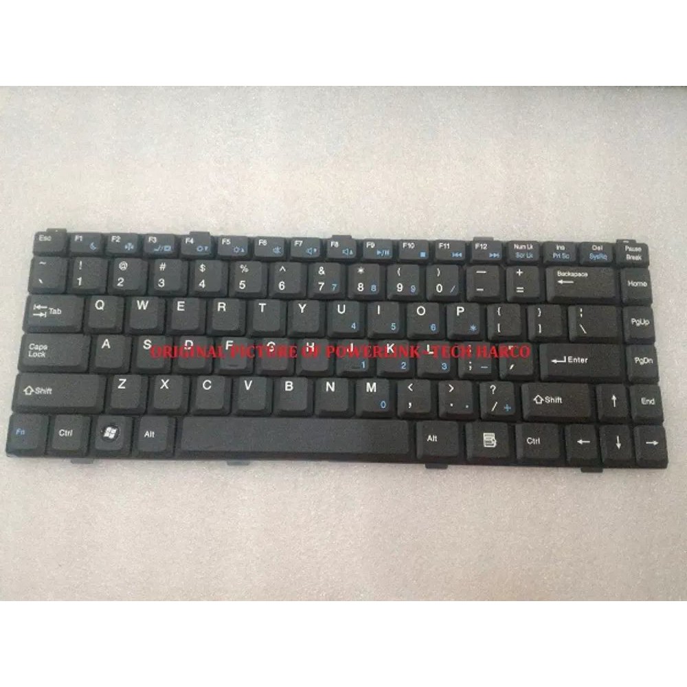 KEYBOARD LAPTOP DELL INSPIRON 1425 ASUS Z84 Z96 Z62 BYON M31F HITAM