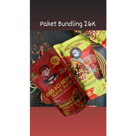 

paket bundling tulang rangu dan baso aci