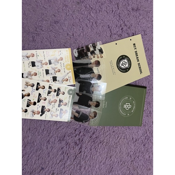 

b2s nct dream 2021 official bookmark sticker, book