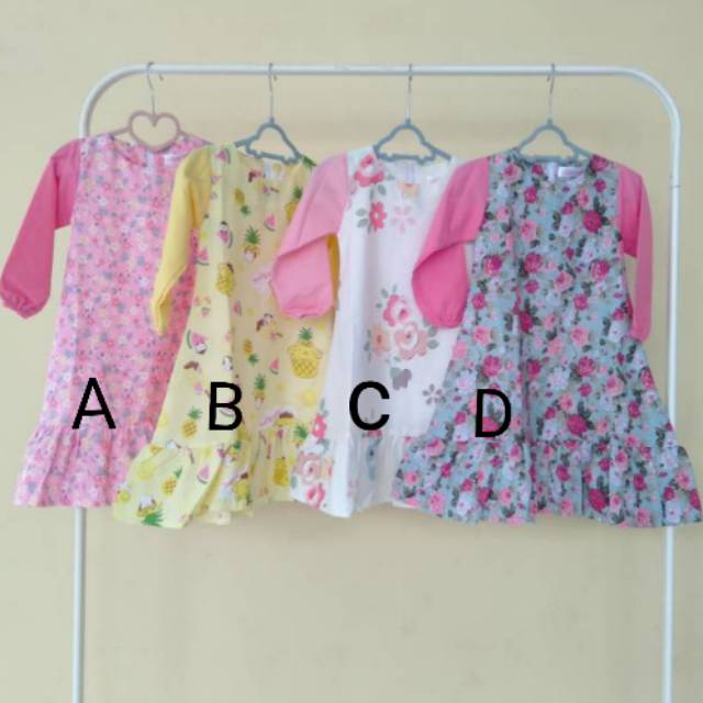 Gamis anak katun jepang