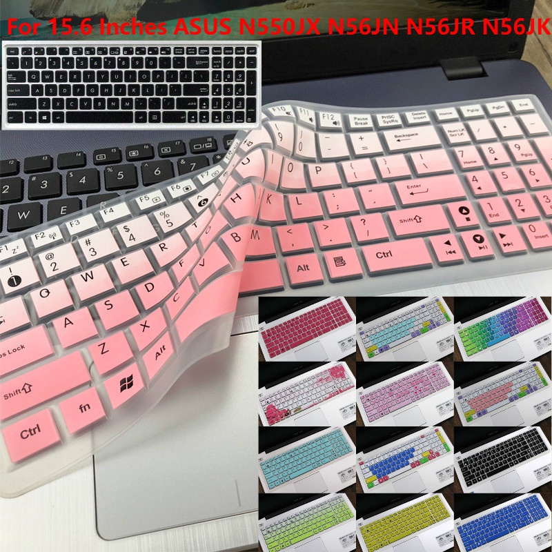 For 15.6 Inches ASUS N550JX N56JN N56JR N56JK Soft Ultra-thin Silicone Laptop Keyboard Cover Protector