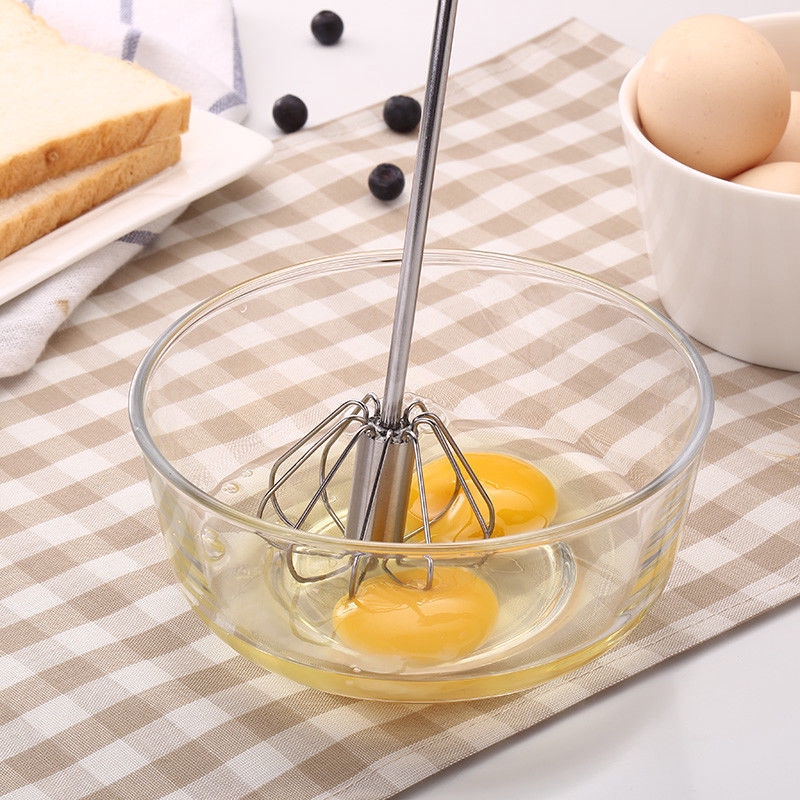 Stainless Easy Whisk Mixer Egg Cream Stirrer Sauce Shaker Cake Blender Beater