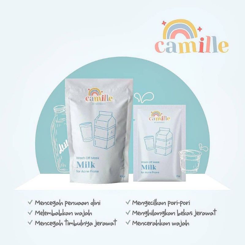[FREE GIFT] BPOM APPROVED ✅ CAMILLE BEAUTY WASH OFF MASK-7