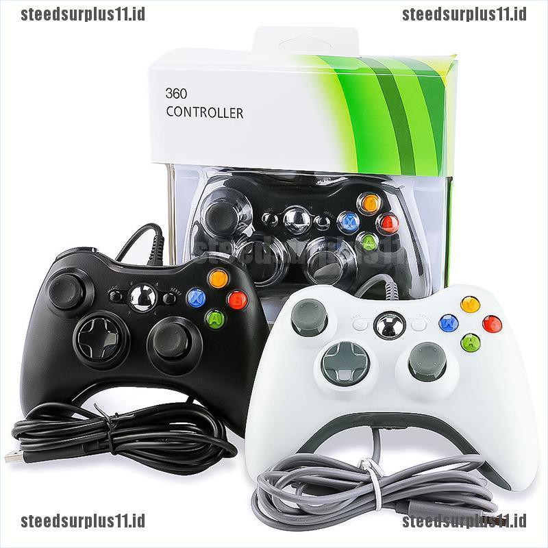 Surplus11 Gamepad Joystick Controller Dengan Kabel Untuk Microsoft Xbox 360 Pc Shopee Indonesia