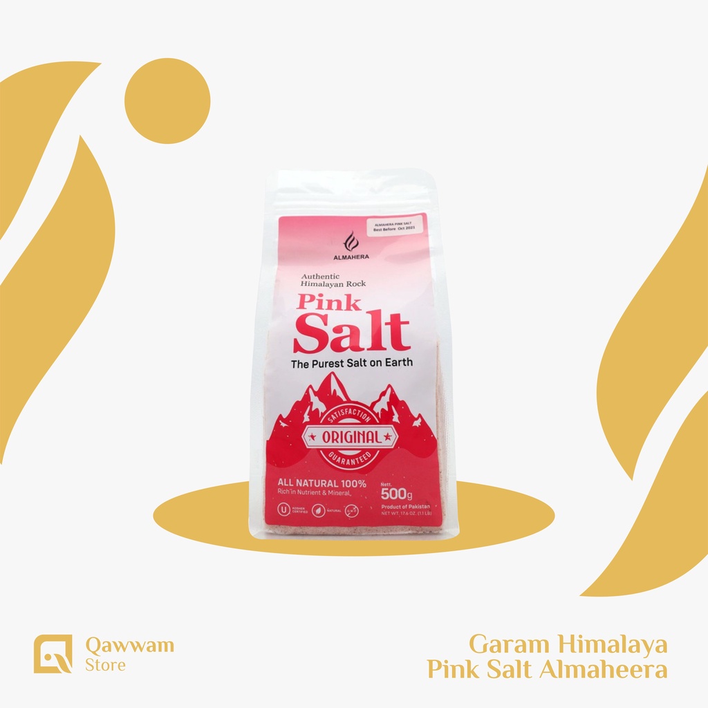 ALMAHERA Garam Pink Salt Himalaya 500g