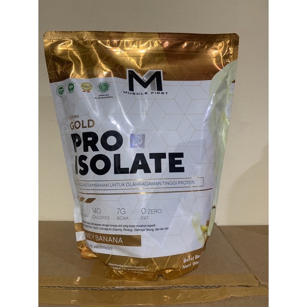 M1 Muscle First Gold Pro Isolate Whey Protein 2 lb Lbs