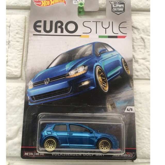 Hot wheels hotwheels vw volkswagen golf mk7 euro style
