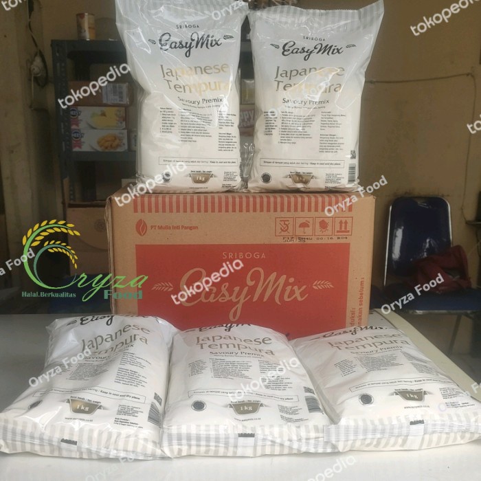 

PROMO [COD] TEPUNG PREMIX SRIBOGA EASYMIX JAPANESE TEMPURA 1KG (NON REPACK)