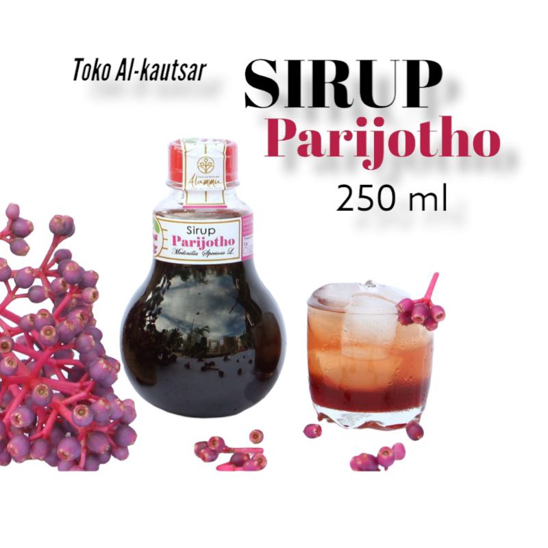 

[TERMURAH] Sirup parijotho parijoto khas muria kudus 250 ml | promil sehat | produk alammu