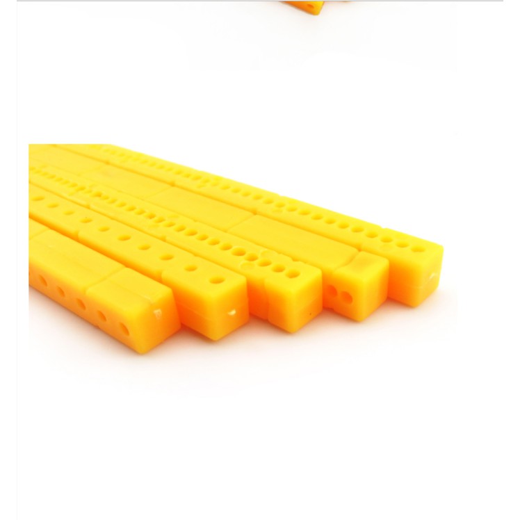 95mm yellow plastic strip short plastic strip model accessories diy