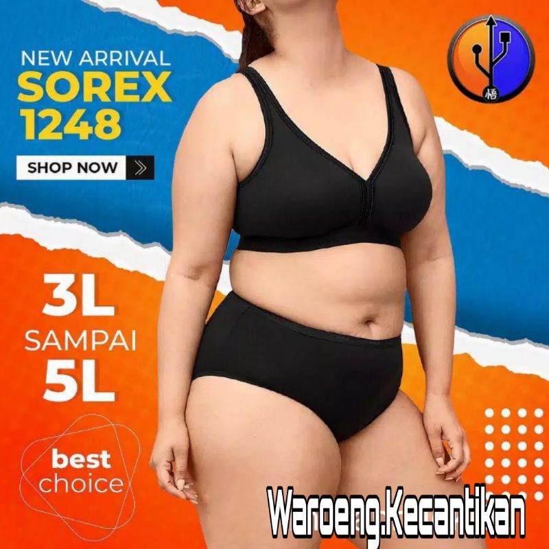Celana Dalam Jumbo Wanita Sorex | CD Extra Size 1248 EQL QQL QXL