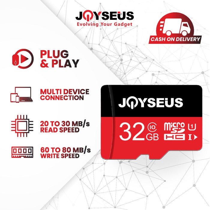 JOYSEUS Memory card Micro SD 32GB Class10 Top quality