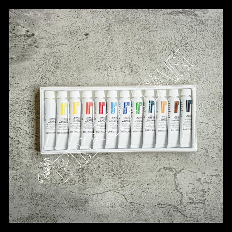 

Ready Cat Akrilik Reeves / Acrylic Paint Set 12 Warna