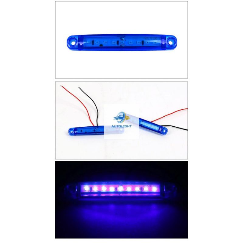 Lampu Bak LED SMD Lampu Samping Bak Truk 8LED 12V-24V Anti air