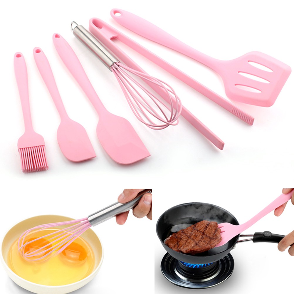 Baking Props 5 PCS Sillicon Kitchen Tools Spatula Kocokan Telor Kuas Kue Spatula 3pcs Kocok Telur