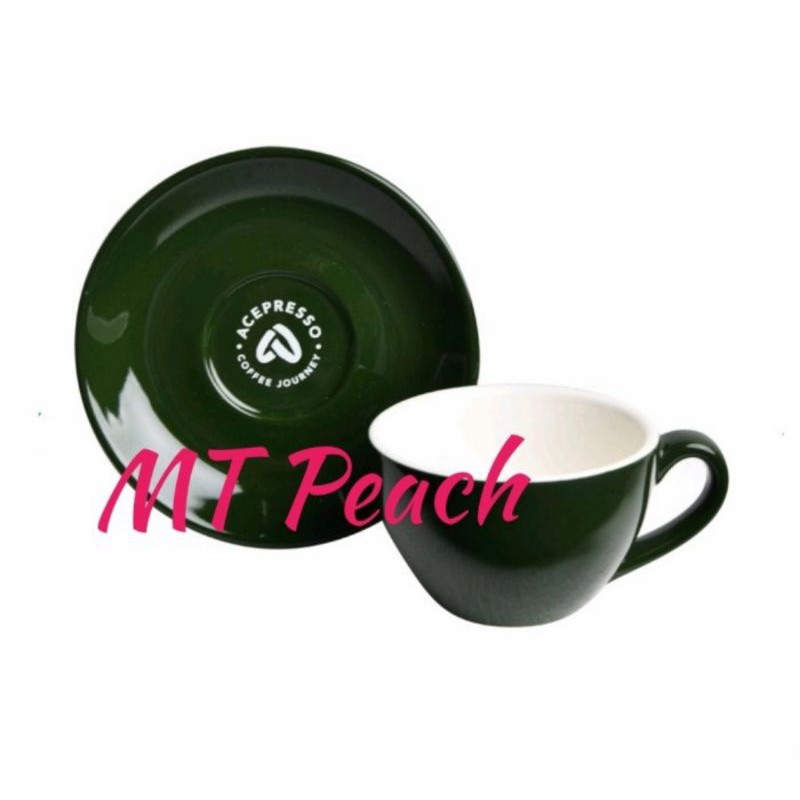 DELICIA CANGKIR & SAUCER ACEPRESSO 200ML HIJAU
