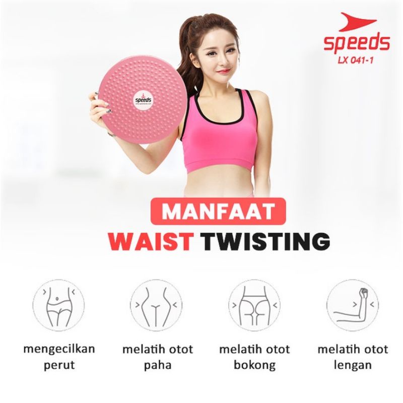 Alat Olahraga Putar Magnet Pelangsing Tubuh Pengecil Perut Waist Twisting Magnetic