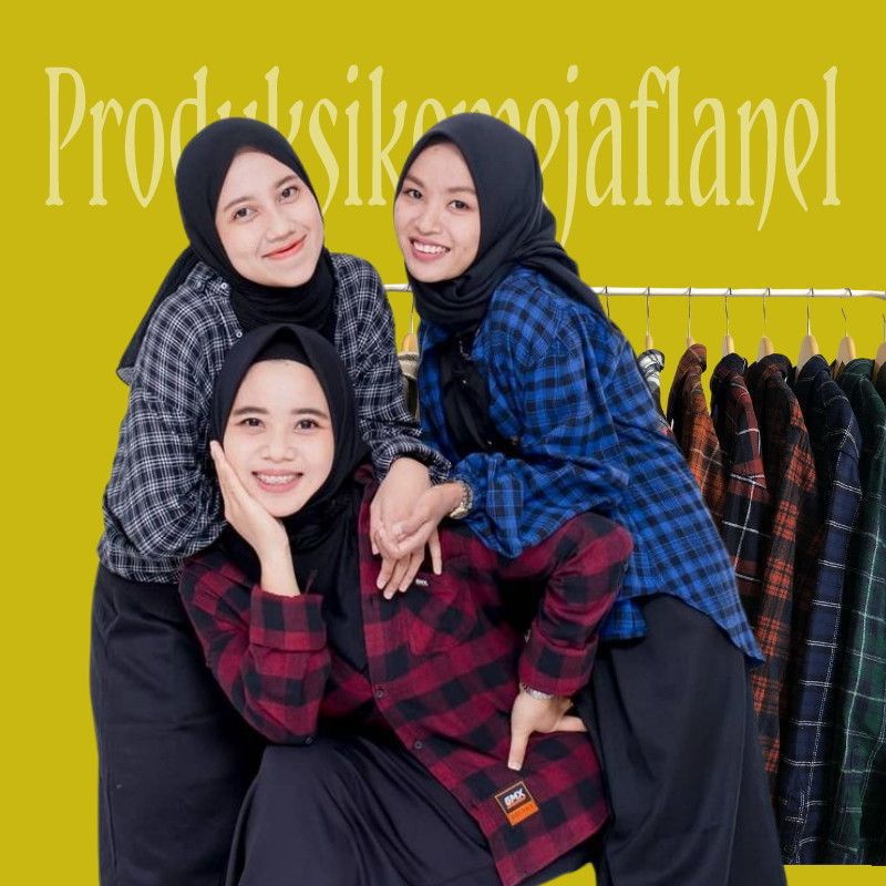 KEMEJA FLANEL KOTAK KOTAK KASUAL WANITA LENGAN PANJANG | ATASAN CEWEK | FLANEL LUAR