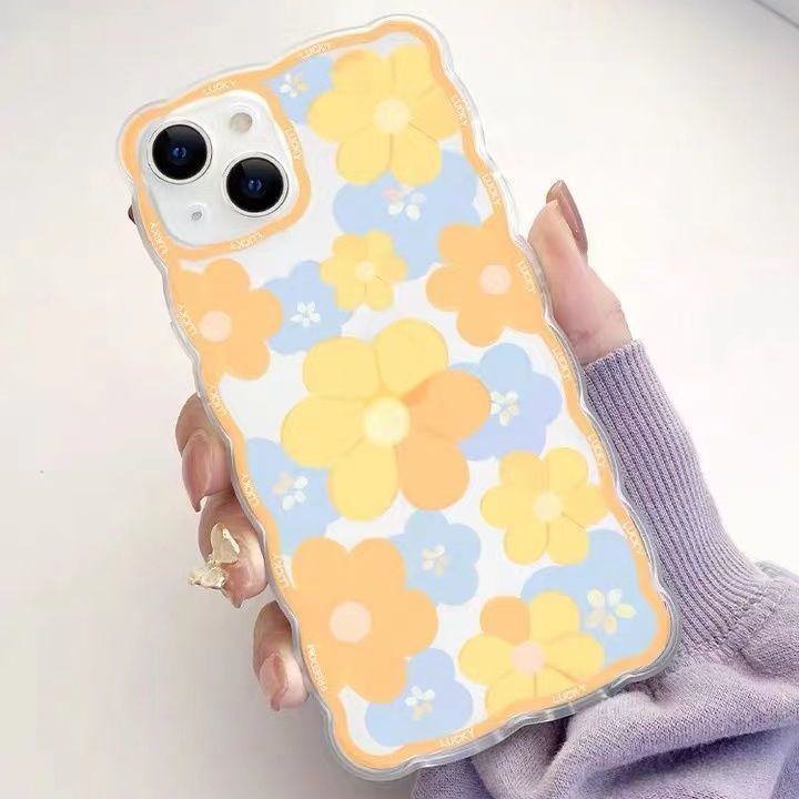 Soft Case Transparan Motif Bunga Untuk Iphone 13 Pro Max 12 11 XS XR X 8 7 6 6s Plus SE2020