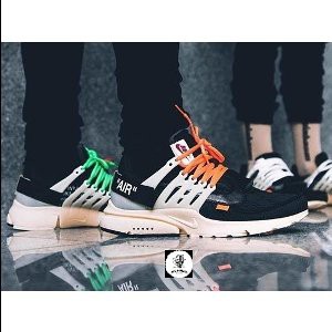SEPATU SNEAKERS NIKE AIR PRESTO OFFWHITE Black Cream PREMIUM ORIGINAL