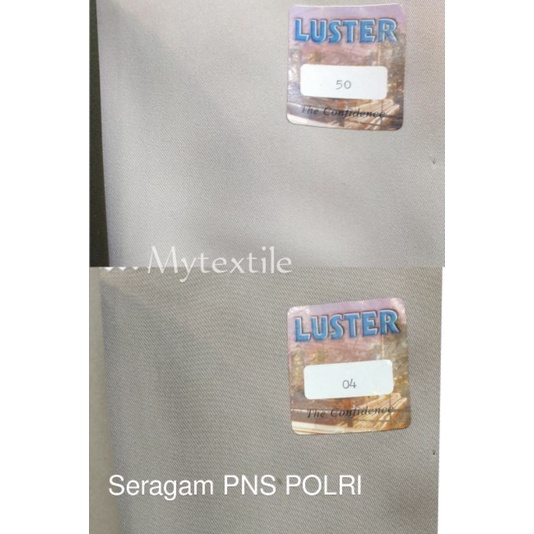 kain seragam Pns Polri Luster