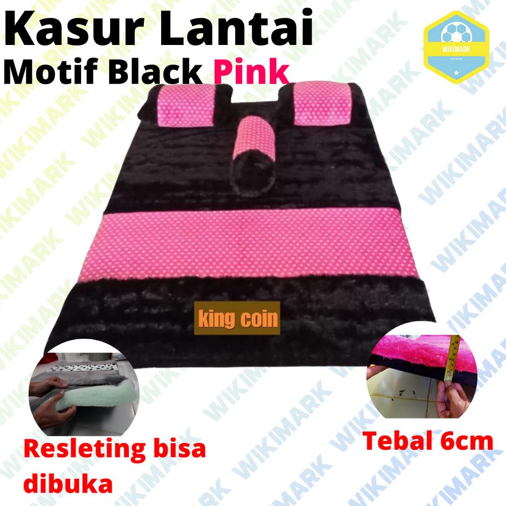 WIKIMARK Matras Kasur Lantai Lipat Bulu Rasfur Murah Karakter Tebal Ukuran 180x120 Isi Dakron Tebal 