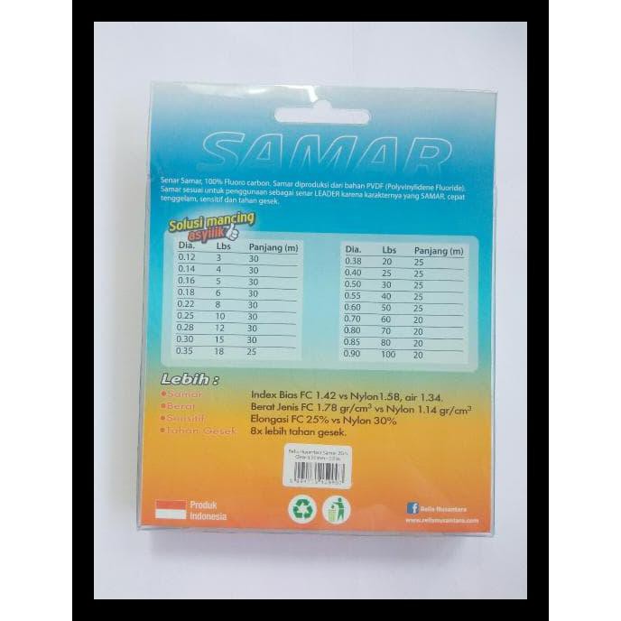 GRATIS  Senar Leader Relix Nusantara Samar 30 lb
