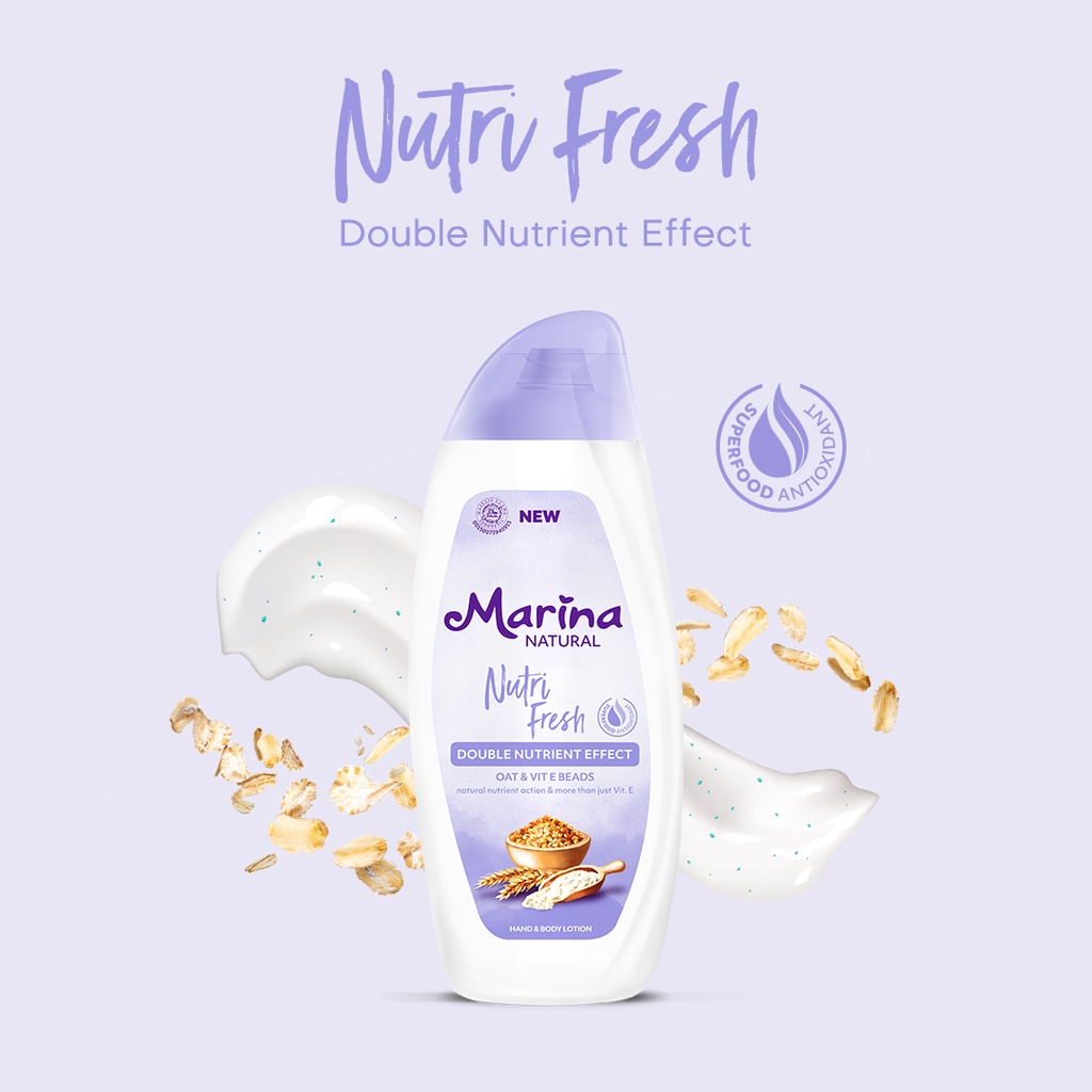 Marina Hand &amp; Body Lotion Natural 350ml