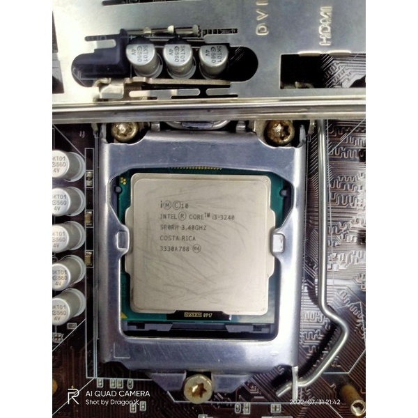 Mobo + Prosesor core i3 3240 (gen3)