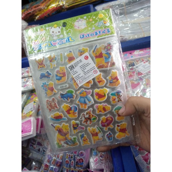 

stiker timbul jumbo isi 20 pcs murah
