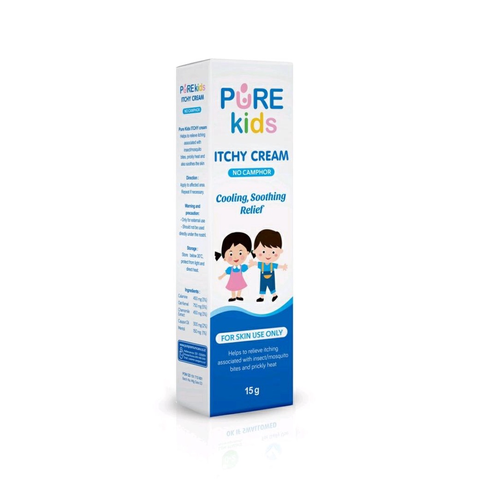 PURE KIDS ITCHY CREAM 15GR / CREAM BAYI