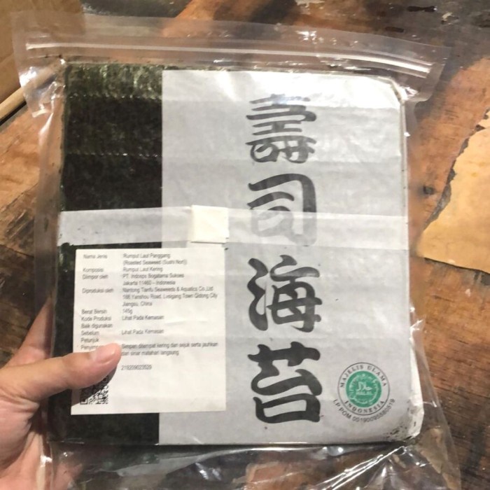

Q12 Sushi Nori Halal Mui 50 Sheet / Rumput Laut Panggang 50 Lembar Dw51qs
