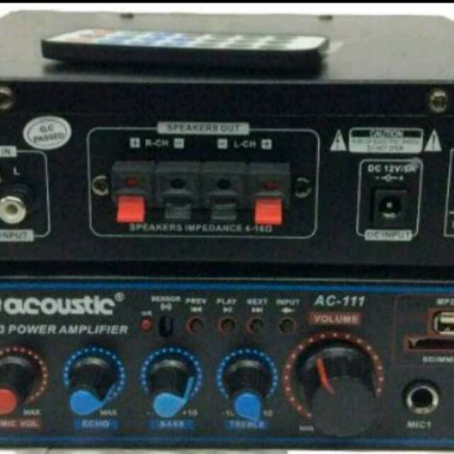 AMPLIFIER ACOUSTIC AC-111 USB,MP3,KARAUKE,AC/DC