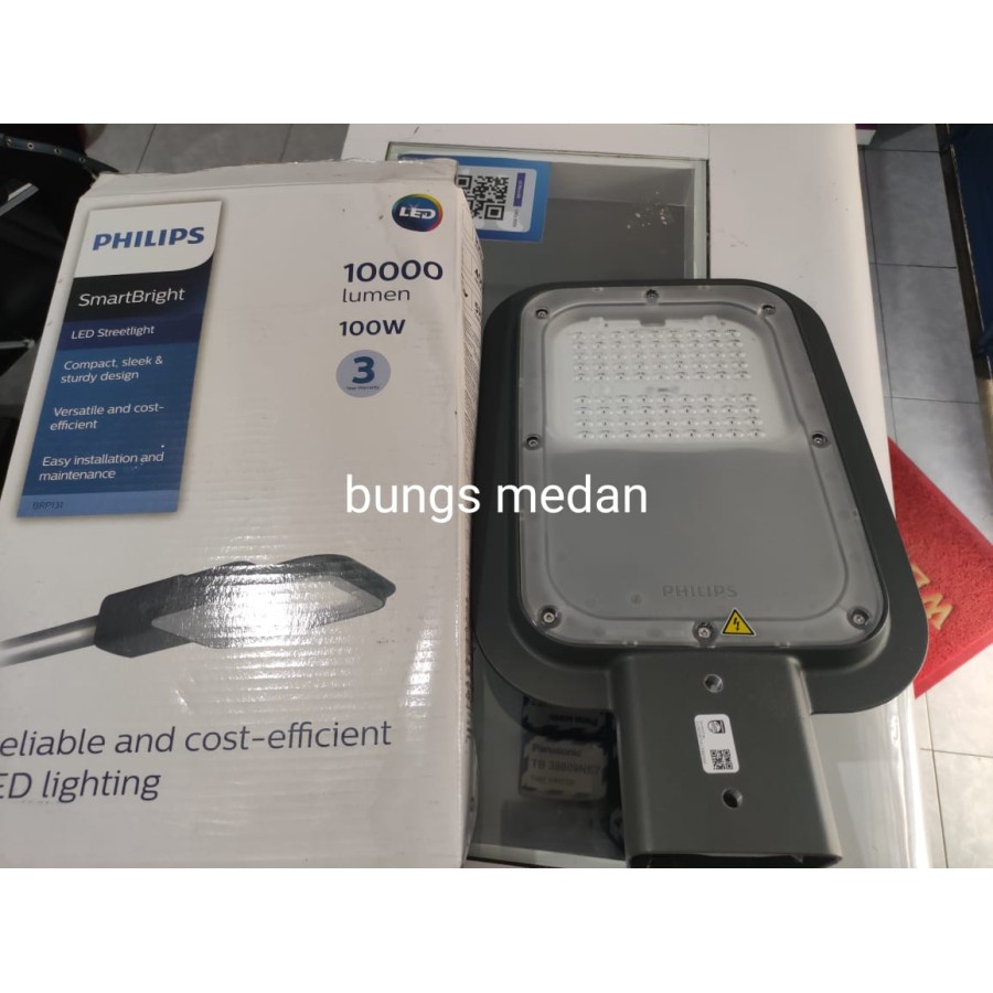 LAMPU JALAN LED PHILIPS BRP131 100W 100Watt 100 Watt IP66 PUTIH PJU