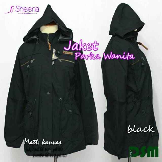 Jaket Parka Muslimah Jaket Wanita Parka Standar dan Jumbo Jaket Muslimah