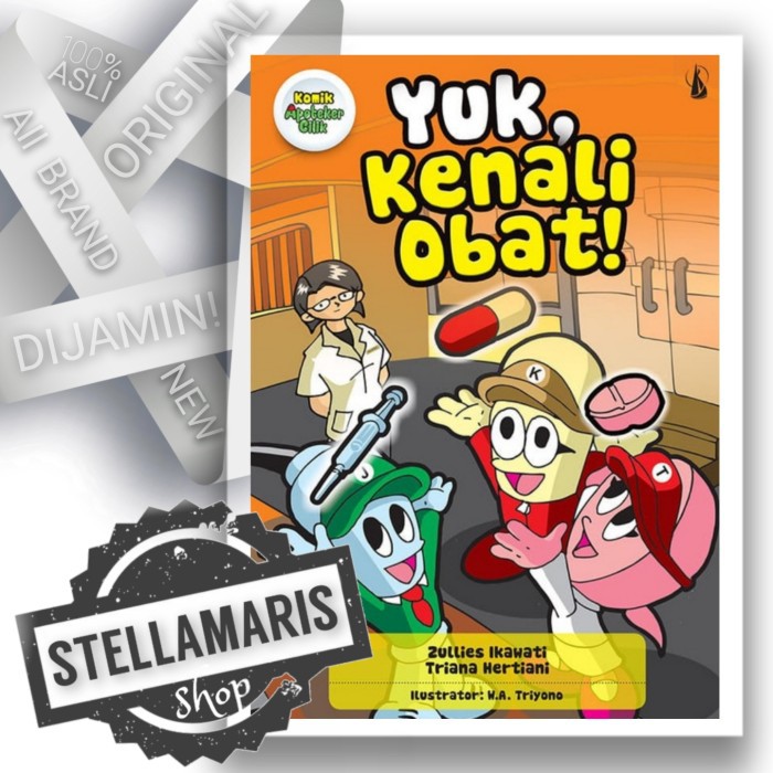 Yuk, Kenali Obat Komik Apoteker Cilik - Buku Cerita Anak - Diskon
