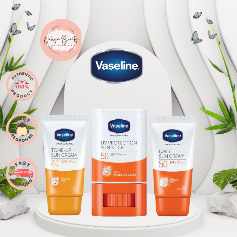 Vaseline Daily Sun Cream SPF 50 +++ | Vaseline Tone Up Sun Cream SPF 40 +++ | Vaseline UV Protect Su