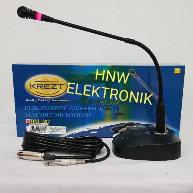 Mic microphone mikrofon meja kabel podium Krezt 302 ada Bell