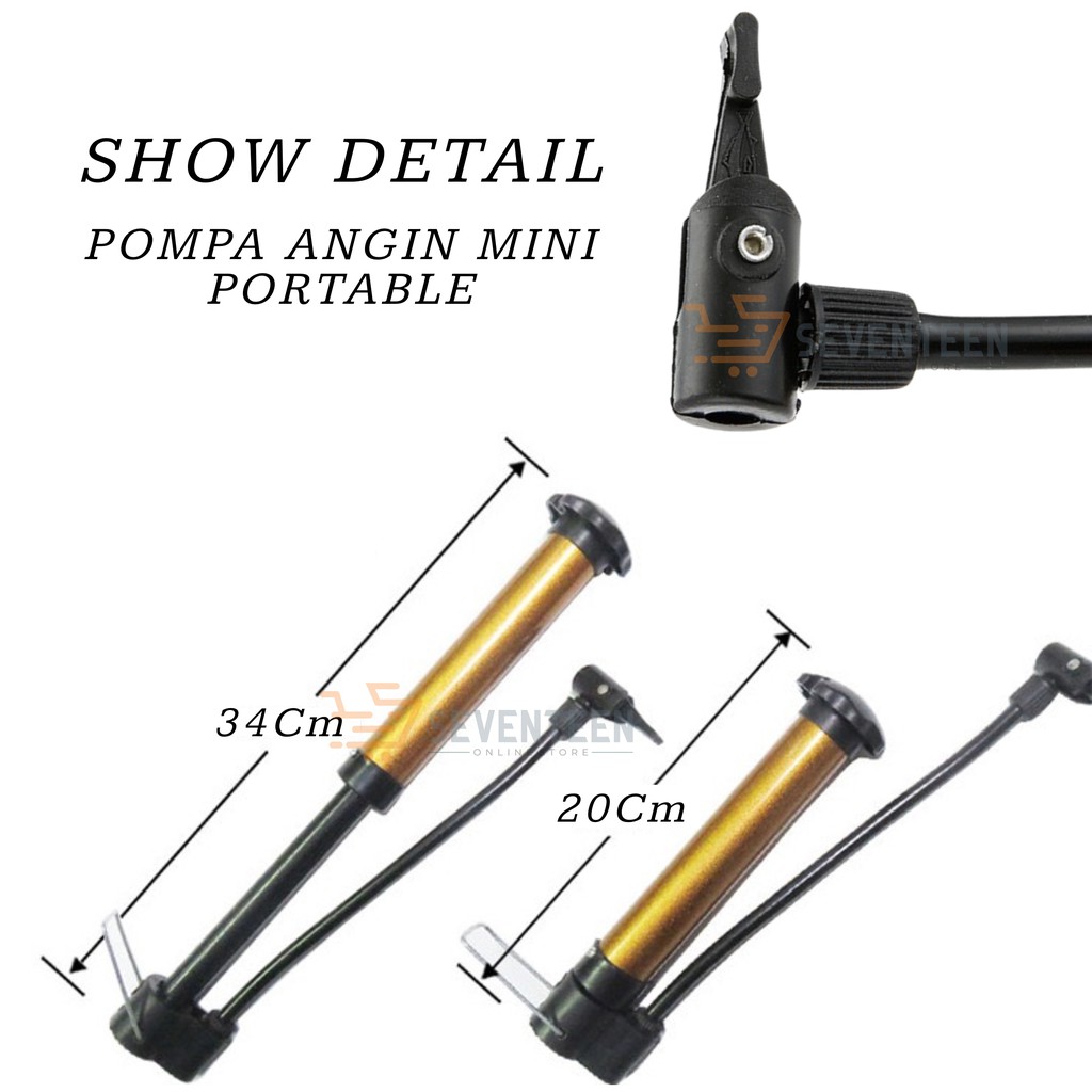 POMPA BAN MINI PORTABLE POMPA SEPEDA / POMPA HIDROLIS MULTI FUNGSI / POMPA MOTOR BAN SERBAGUNA