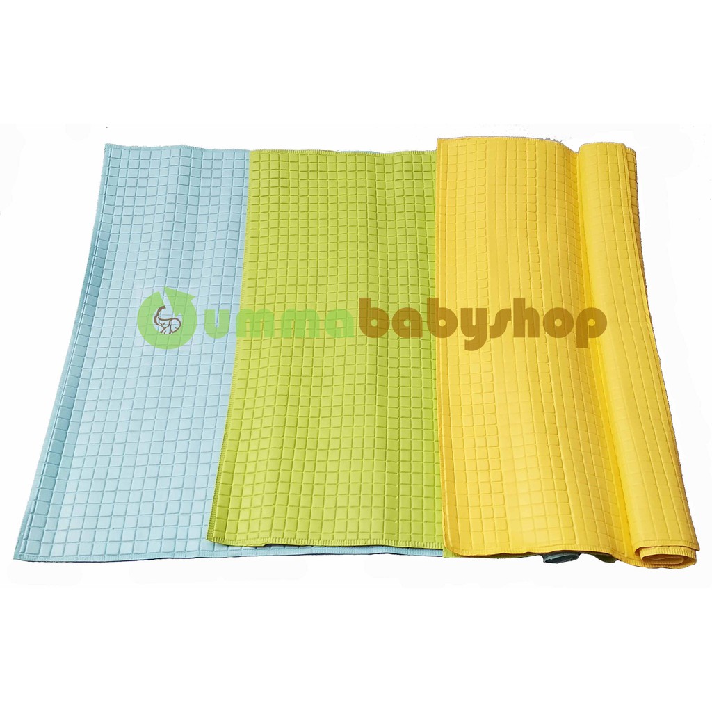 Perlak Bayi Polos Tebal Antibocor 55x60cm Bolak Balik Random