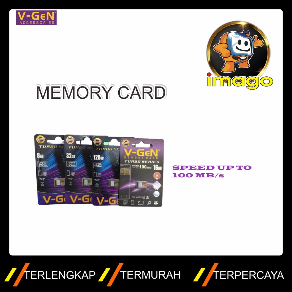 MEMORY CARD VGEN 8GB / 16GB / 32 GB / 128GB