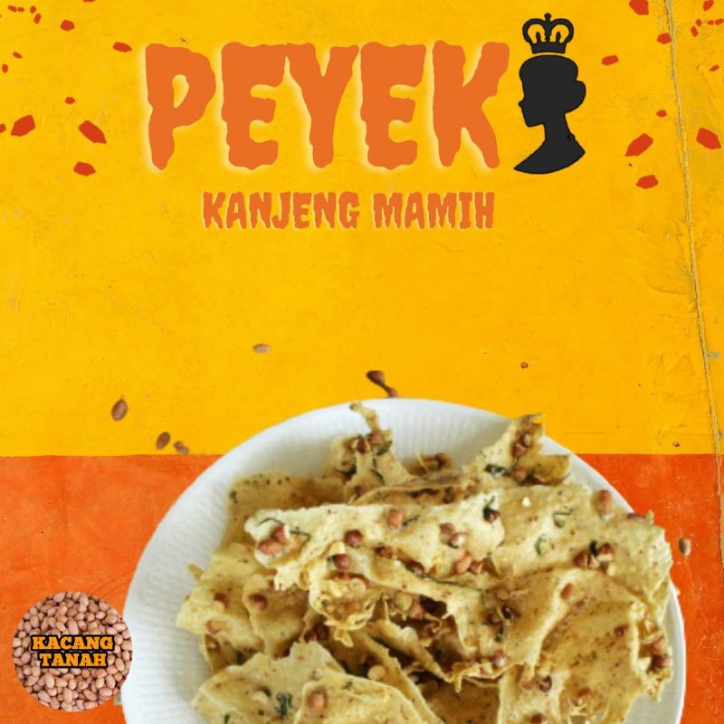 

PEYEK KANJENG MAMIH peyek kacang peyek ikan teri rempeyek makanan ringan peyek kasreng keripik